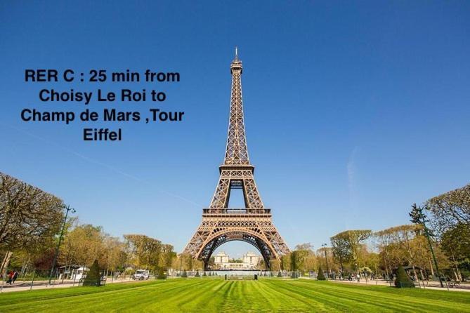 Proche Paris, Gare Rer C A 2 Min A Pieds, Notre Dame A 15Min, Parking Prive Et Traveller Awards 2025 Choisy-le-Roi Exterior foto
